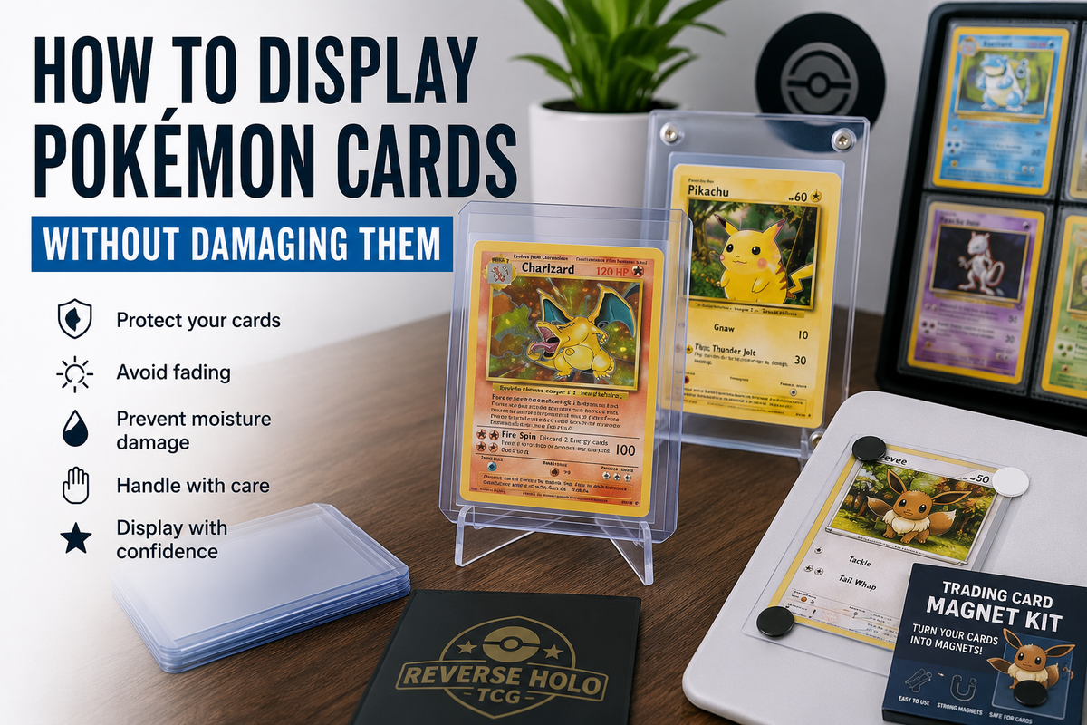 How to Display Pokémon Cards Without Damaging Them