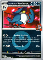 Team Rocket's Honchkrow (Energy Symbol Pattern) Reverse Holo Rare ME: Ascended Heroes 127/217 NM - exact card shown front