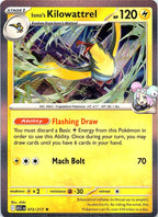 Iono's Kilowattrel Holo Rare ME: Ascended Heroes 072/217 NM - exact card shown front