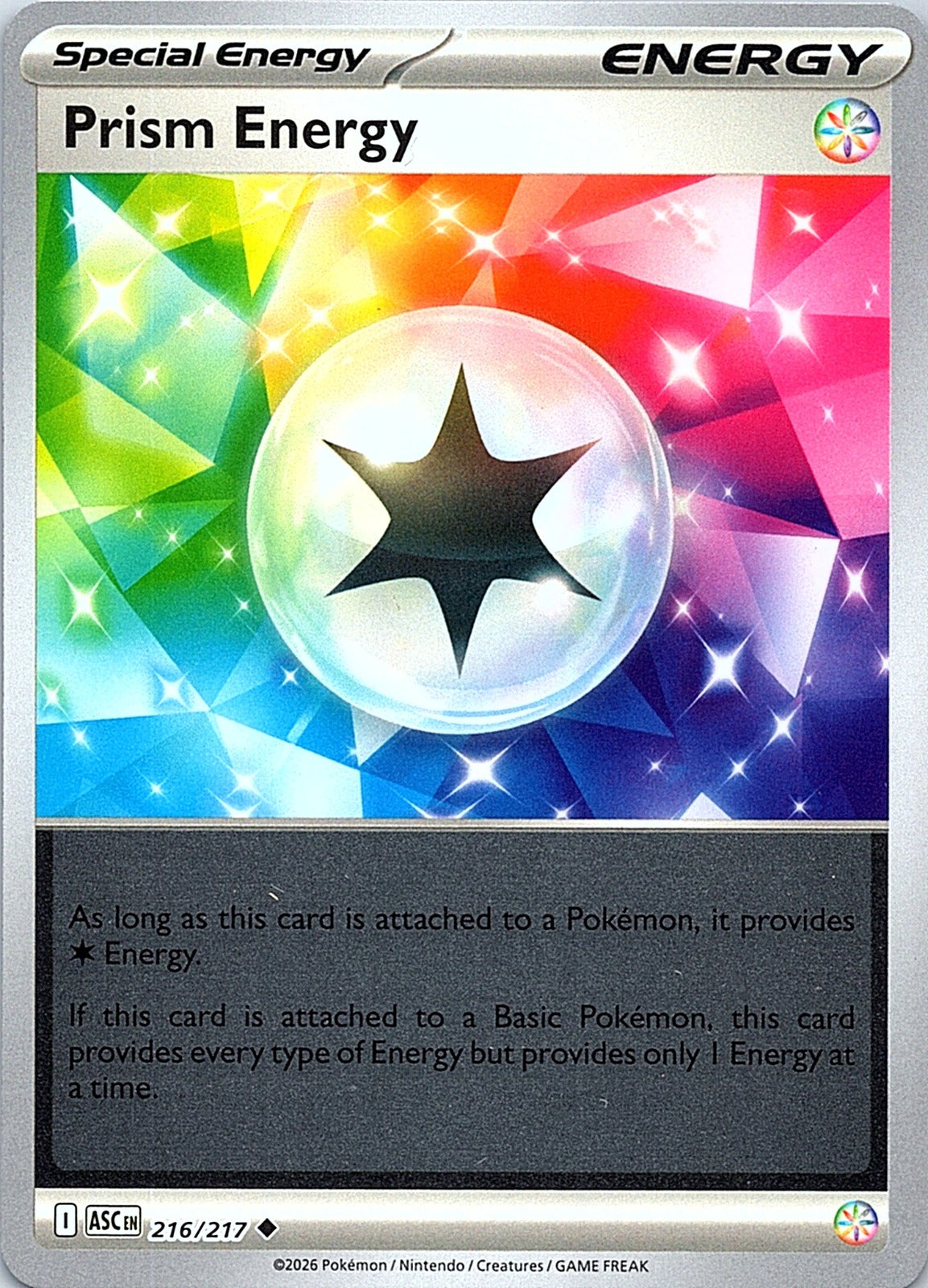 Prism Energy Reverse Holo Uncommon ME: Ascended Heroes 216/217 NM - exact card shown front