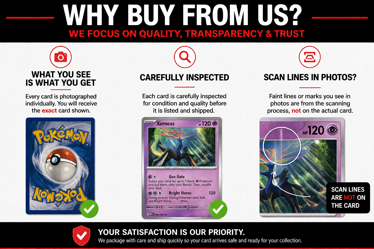 Reverse Holo TCG scan-line and exact-card photo note