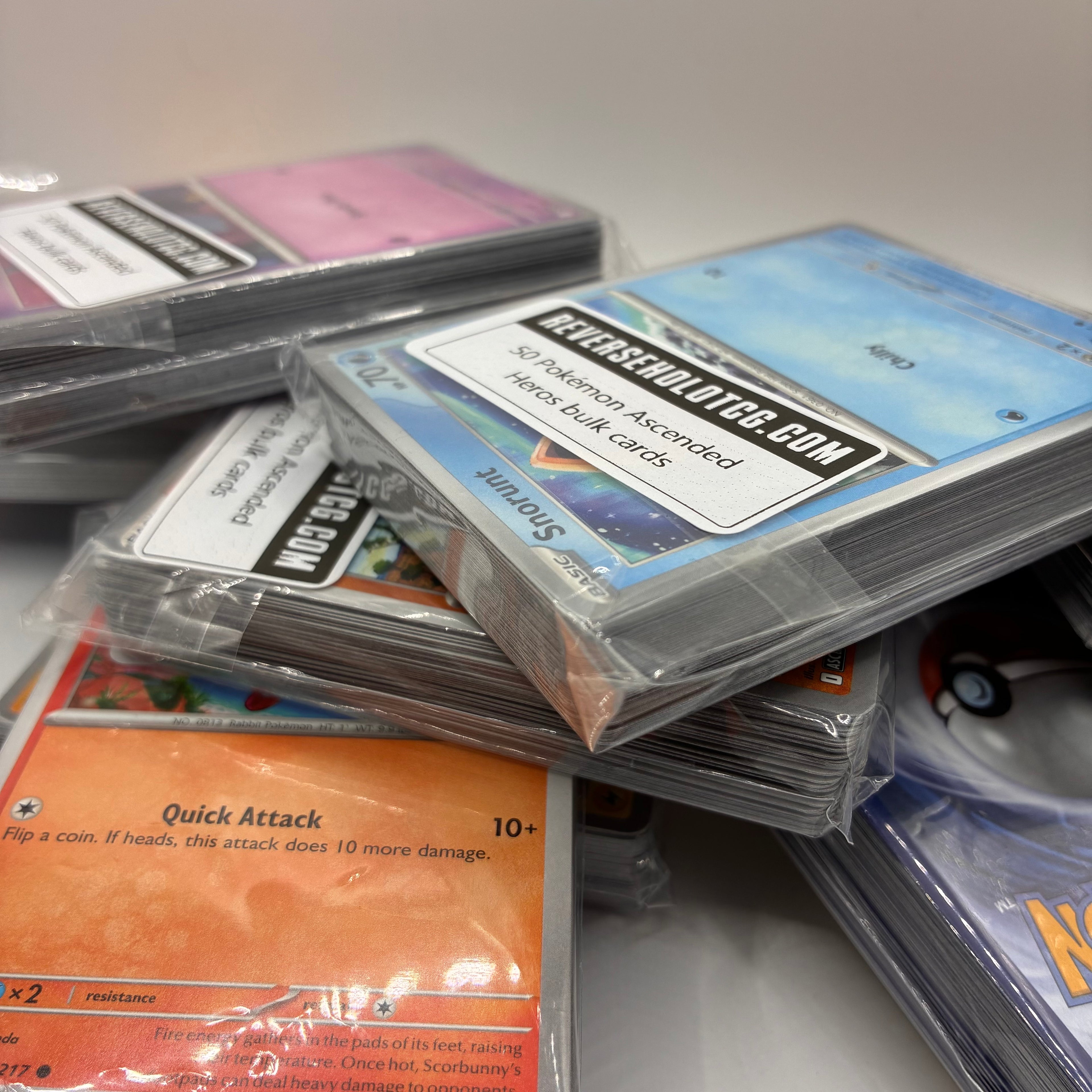 Pokémon Ascended Heroes Bulk Lot (50 Cards) – Common & Uncommon – Set Specific Binder Filler