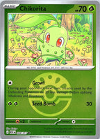 Chikorita (Friend Ball) Reverse Holo Common ME: Ascended Heroes 008/217 NM - exact card shown front
