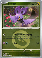 Noibat (Energy Symbol Pattern) Reverse Holo Common ME: Ascended Heroes 156/217 NM - exact card shown front